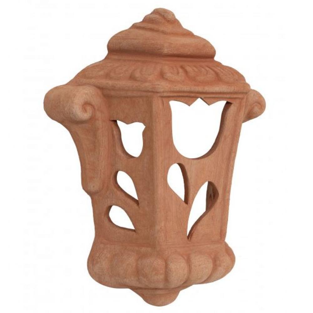 cotto keramika terracotta lampa zahradny hlina tehla zahradna stavba mrazuvzdorna toskansko toskansko handmade rucne vyrobeny remeselny mediteransky stena lampa tulipan.jpg